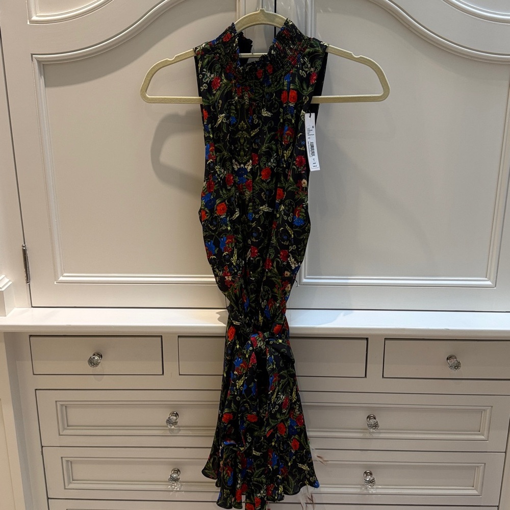 Alice + Olivia Floral Chelsea Palace Dress